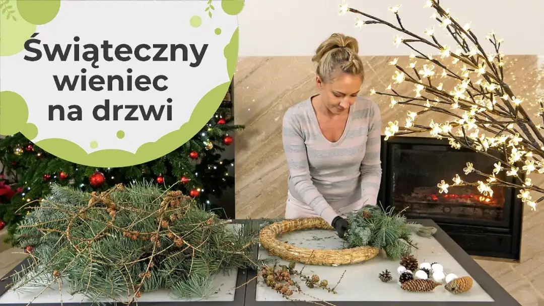 Ozdoby świąteczne na drzwi jak zrobić – proste i efektowne pomysły