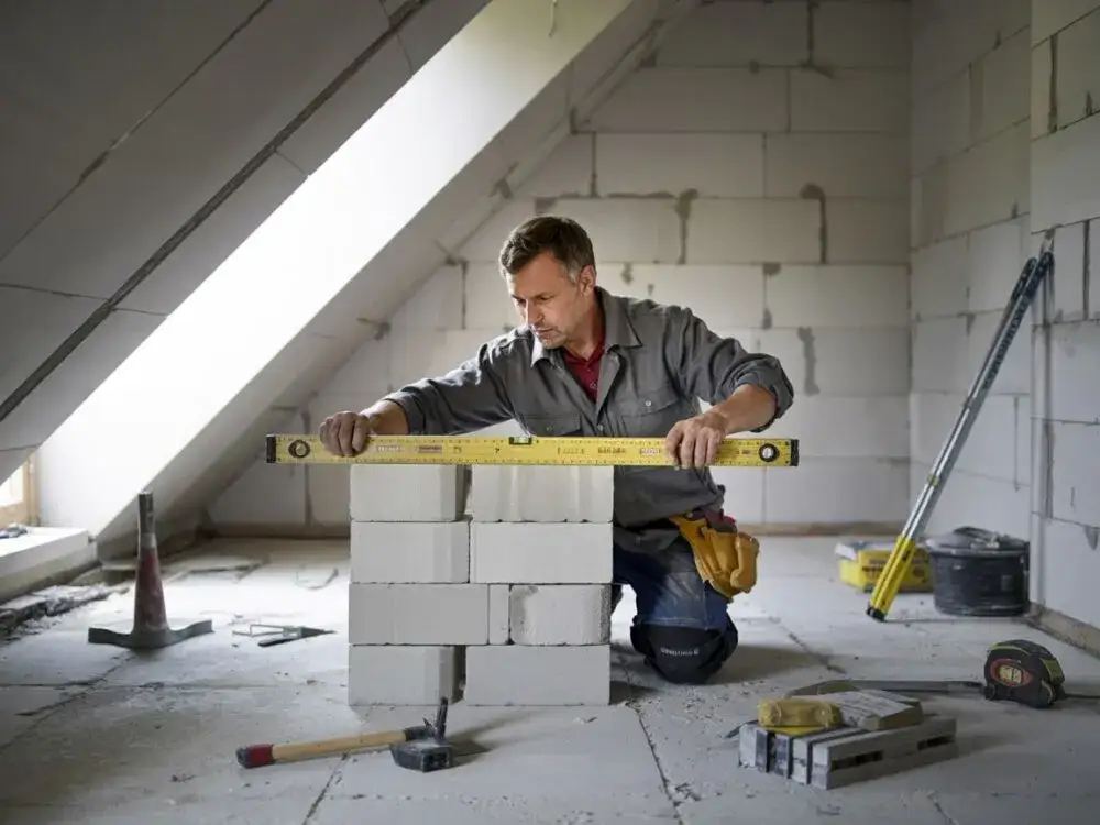 Jak prawidłowo murować ścianki działowe na poddaszu - kompletny poradnik