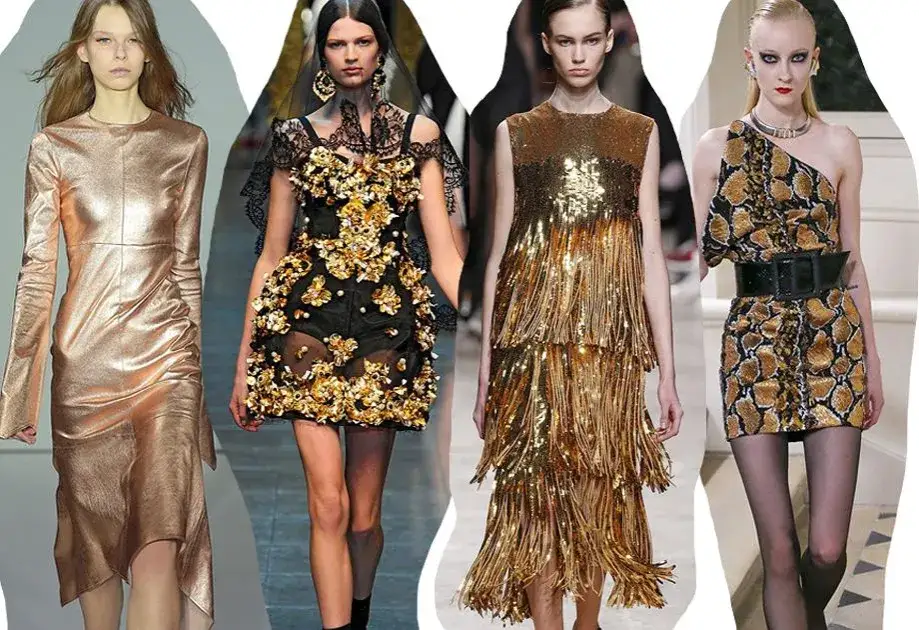 Złota sukienka: jak stworzyć olśniewającą stylizację? Porady stylistki
