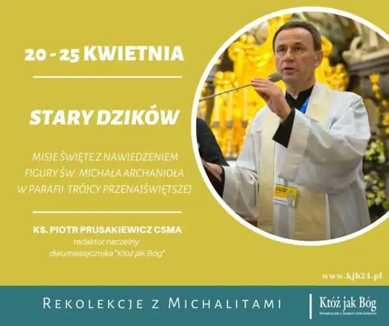 Terminy rekolekcji Ktoz jak Bog: harmonogram wszystkich spotkań duchowych