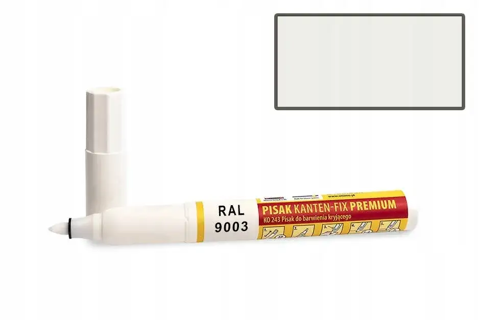 Biały korektor do dokładnego wykończenia - idelane dopasowanie na końcu