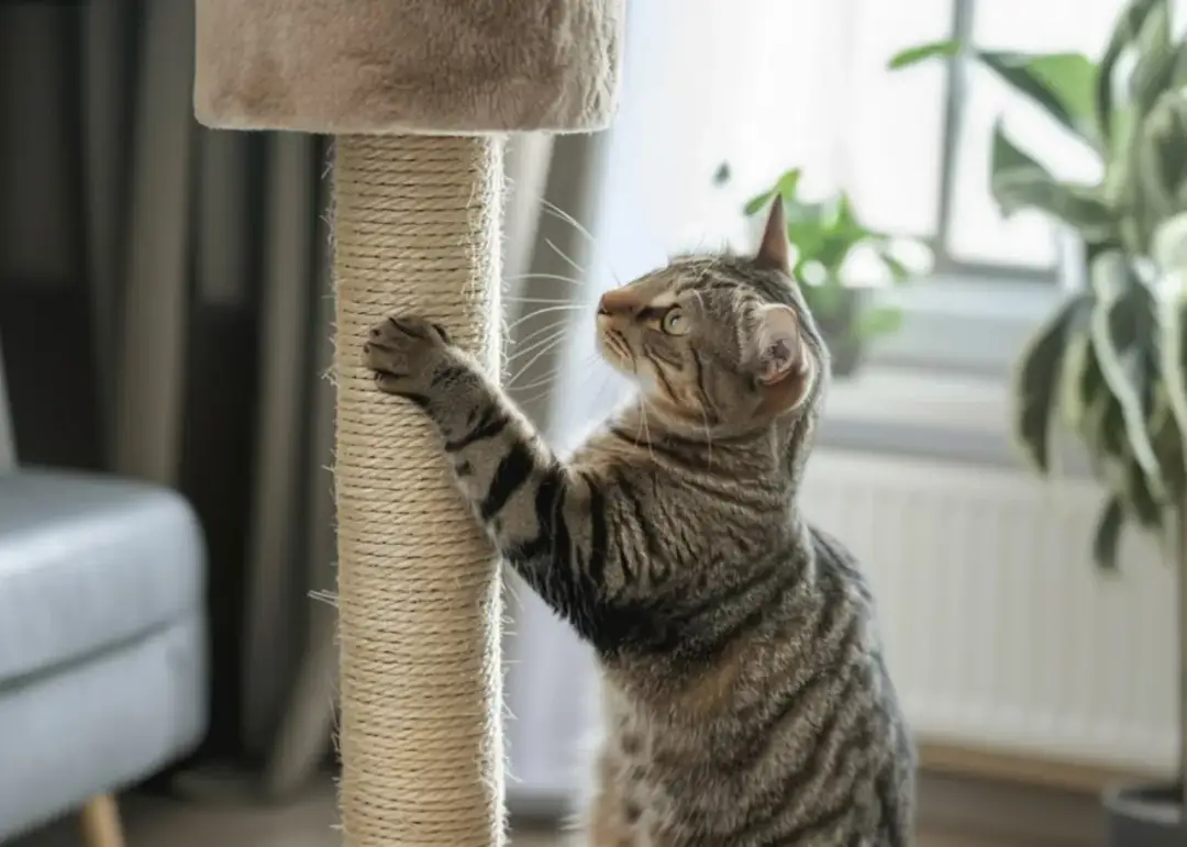 Kot drapie meble? Zabezpiecz je! Drapak i skuteczne triki