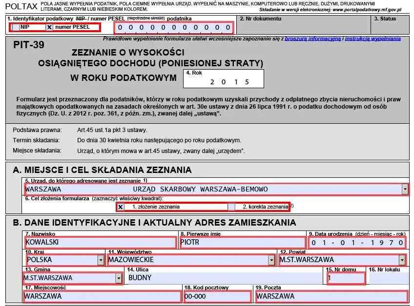 Sprzedaż nieruchomości jaki PIT: uniknij kosztownych błędów podatkowych