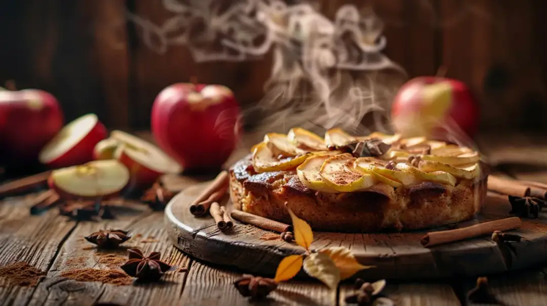 Korzenne ciasto jabłkowe: Rozgrzewający smak domowego ciepła. Mmm!