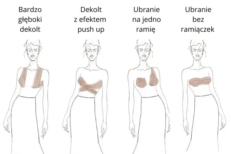 Jak kleić taśmę do biustu, aby uzyskać doskonały efekt podtrzymania