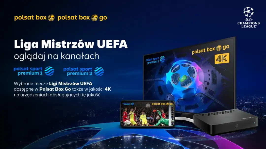 Gdzie obejrzeć Ligę Mistrzów 2025/2026? Polsat Box Go to klucz
