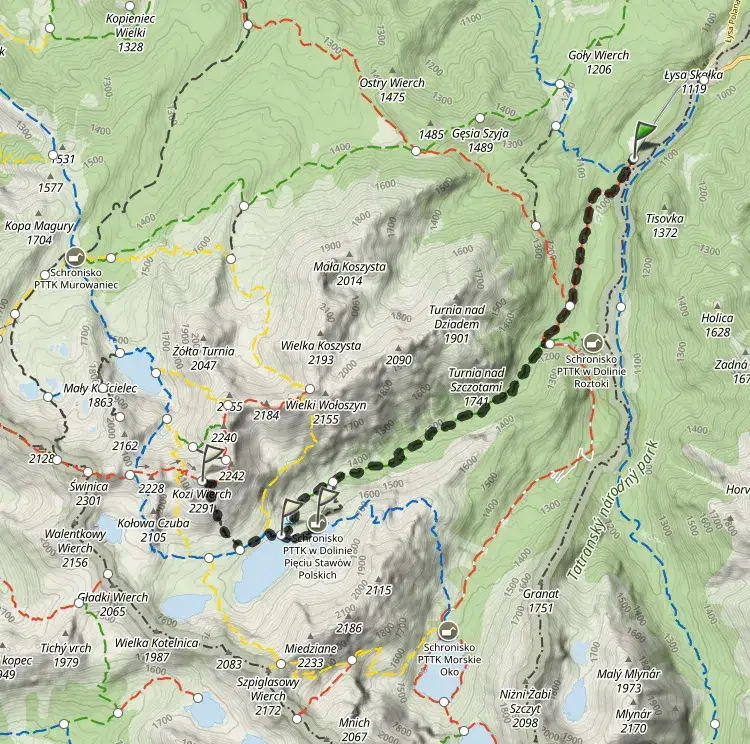Kozi Wierch: który szlak na wejście i zejście jest najłatwiejszy?