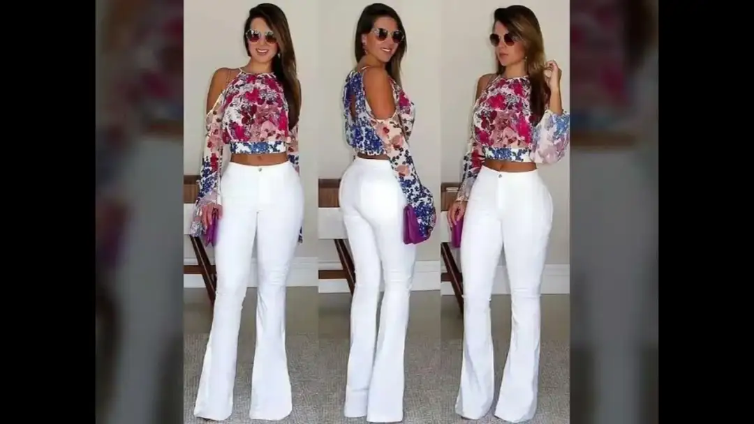 Domina el estilo: claves para lucir tus pantalones campana blancos con elegancia.
