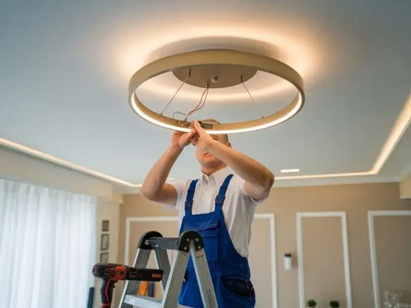 Ile kosztuje montaż żyrandola w 2025: sprawdź aktualne ceny i stawki