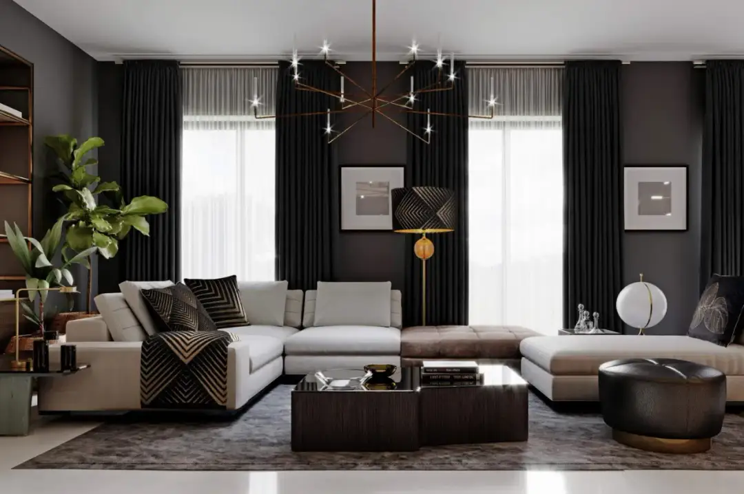 Jakie dodatki do czarnych mebli w salonie ożywią Twoje wnętrze?