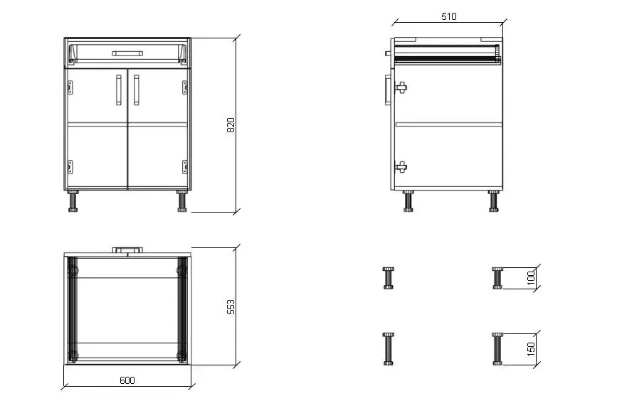 Standardowa głębokość szafek kuchennych – uniknij błędów przy planowaniu kuchni