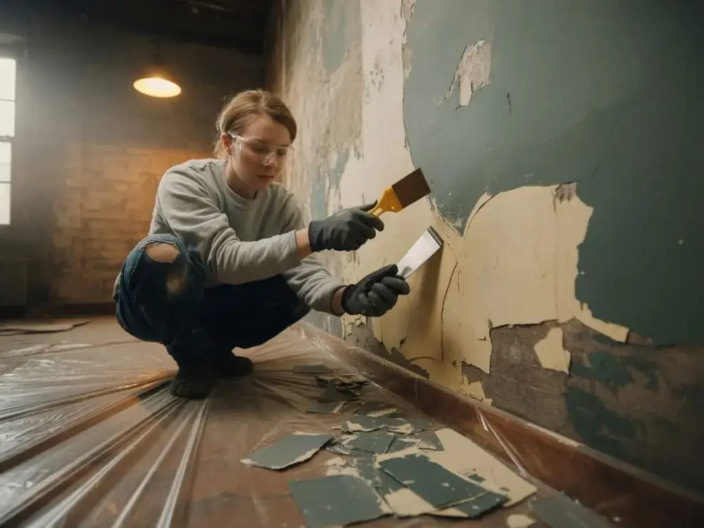 Jak usunąć farbę lateksową ze ściany - skuteczne metody bez wysiłku