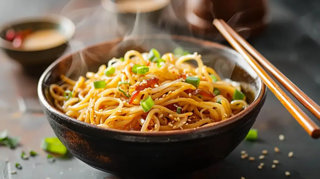 Makaron w sosie teriyaki: japoński smak na Twoim talerzu w 20 minut