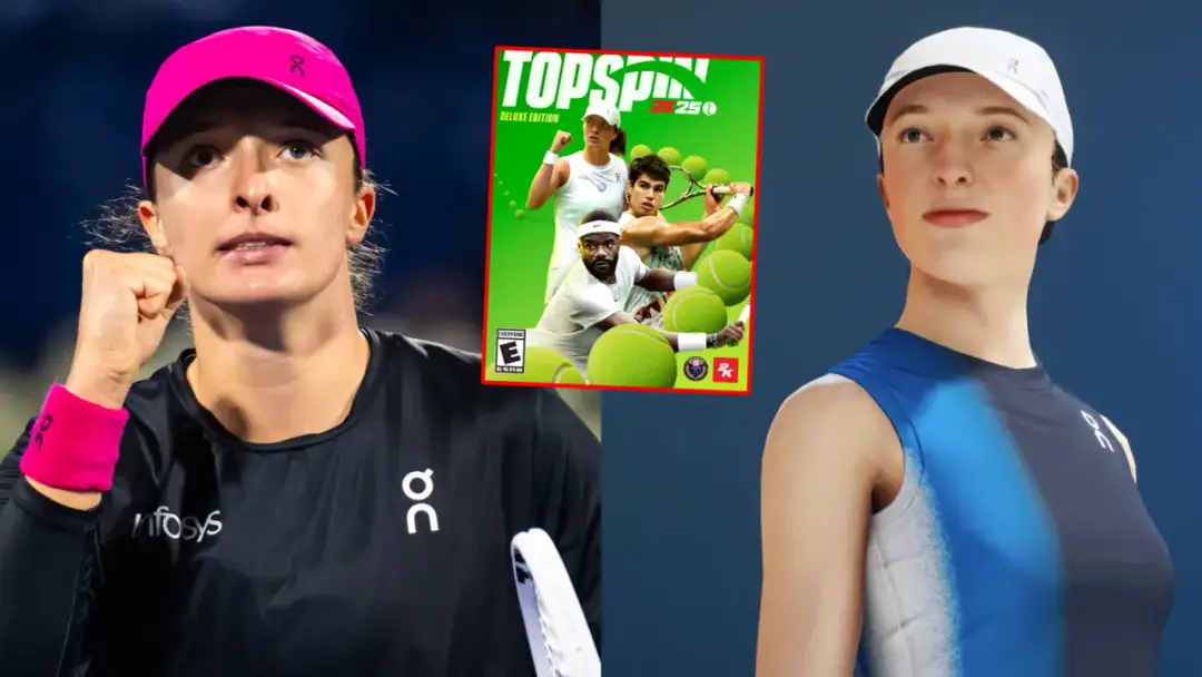 Iga Świątek w TopSpin 2K25. Moje pierwsze spotkanie z nią