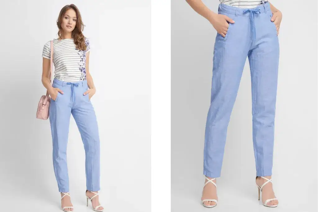 Spodnie dla grubych ud: Fasony, kolory i triki, które wyszczuplą