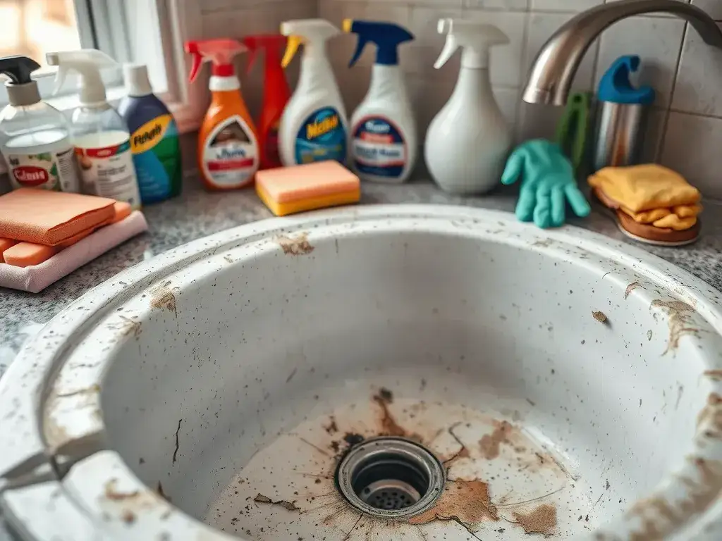 Jak wyczyścić kamienny zlew, aby uniknąć trwałych uszkodzeń