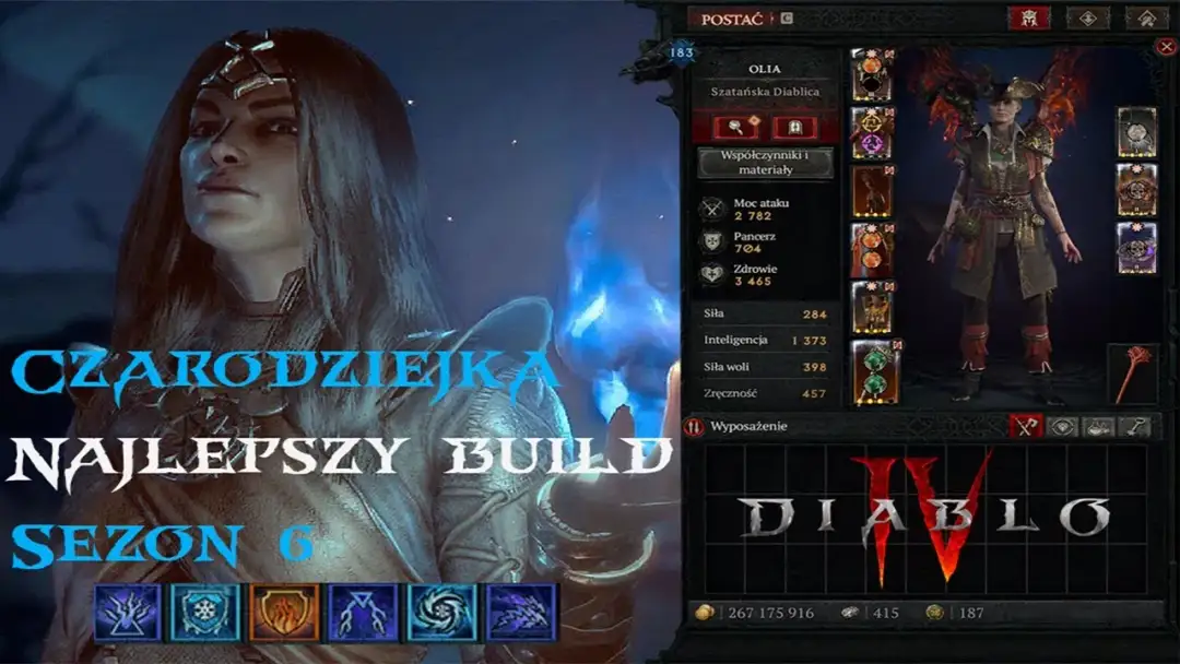 Czarodziejka w Diablo 4 - umiejętności i build przetrwania