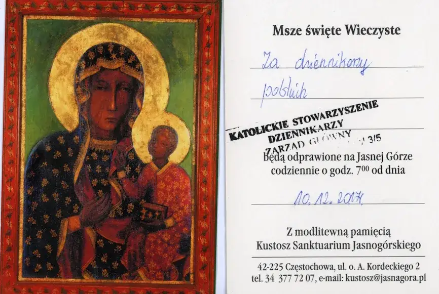 Jak zamówić msze wieczyste na Jasnej Górze - krok po kroku bez stresu