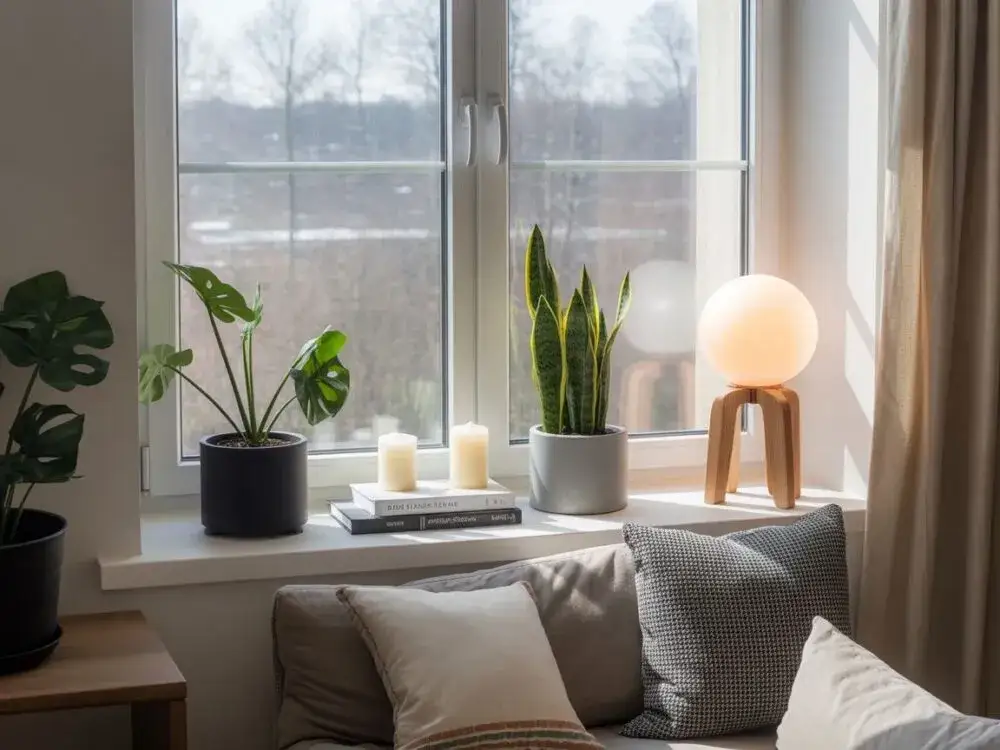 Jak ozdobić parapet w salonie? Inspiracje i praktyczne porady