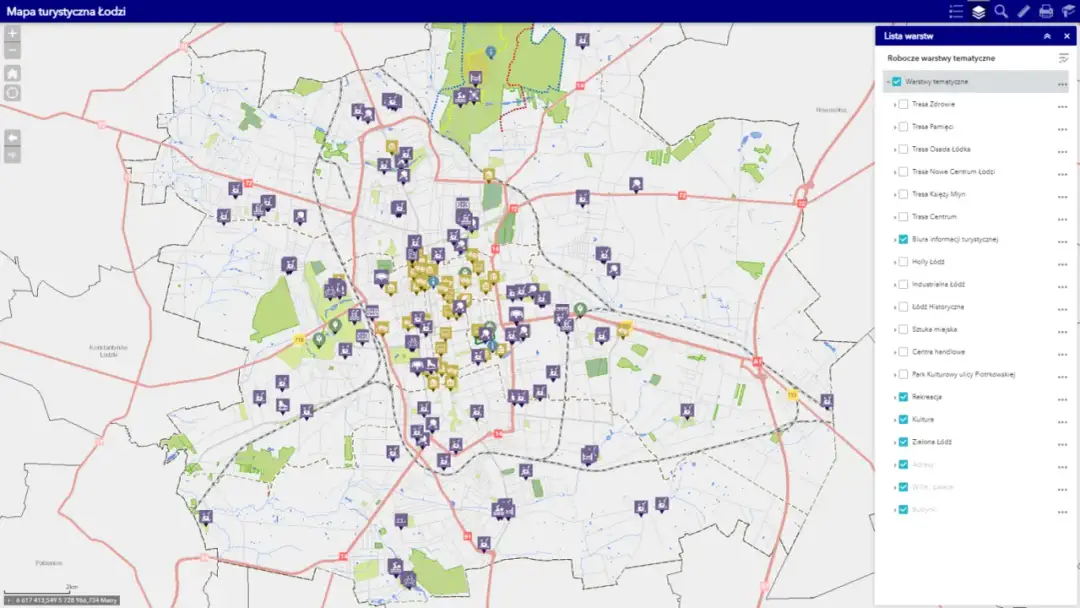 Łódź: Mapa Dzielnic z 10 Najważniejszymi Ulicami Do Odwiedzenia
