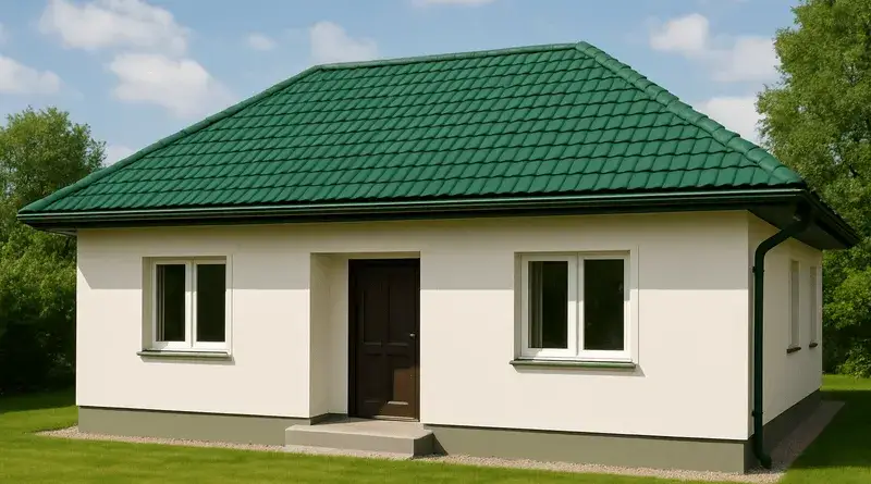 Jaką elewację wybrać do domu z zielonym dachem, aby olśniewać?