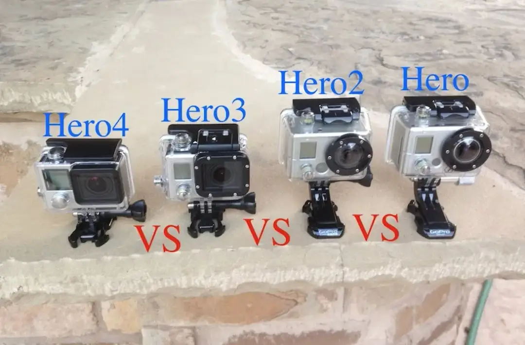 Kamera GoPro Hero 4 vs GoPro Hero 2 - Porównanie funkcji kamer
