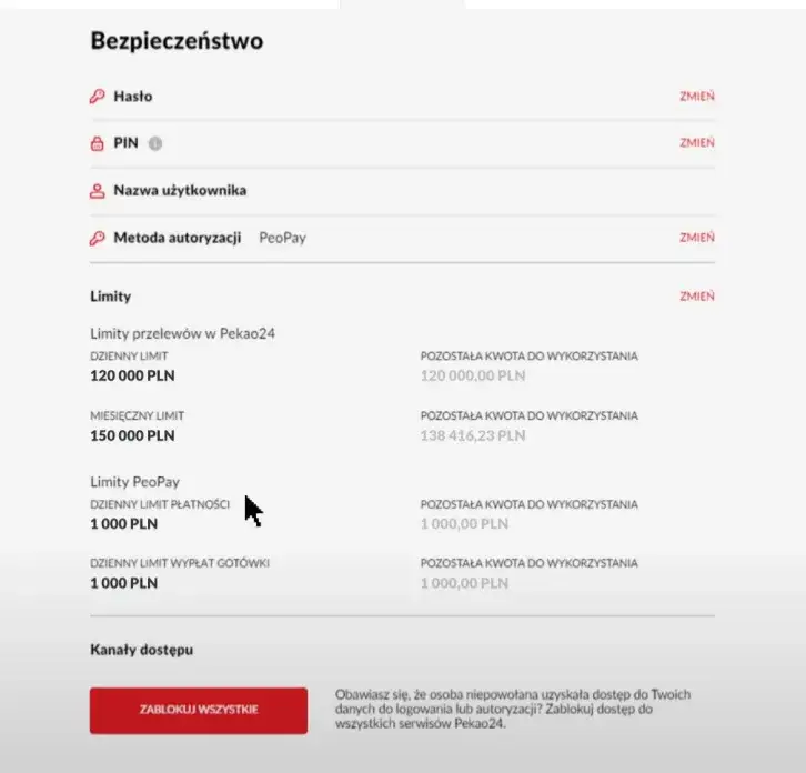 Pekao: Jak zmienić limit? PeoPay i Pekao24 pełny poradnik