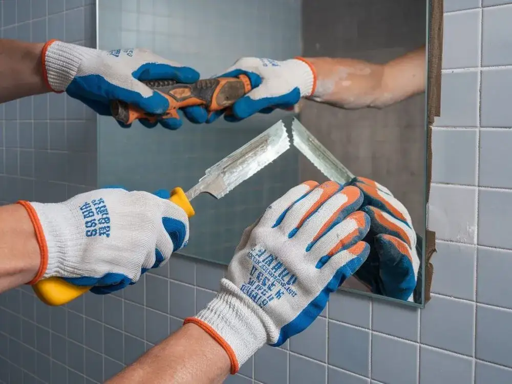 Jak bezpiecznie odkleić lustro od płytek? Poradnik krok po kroku