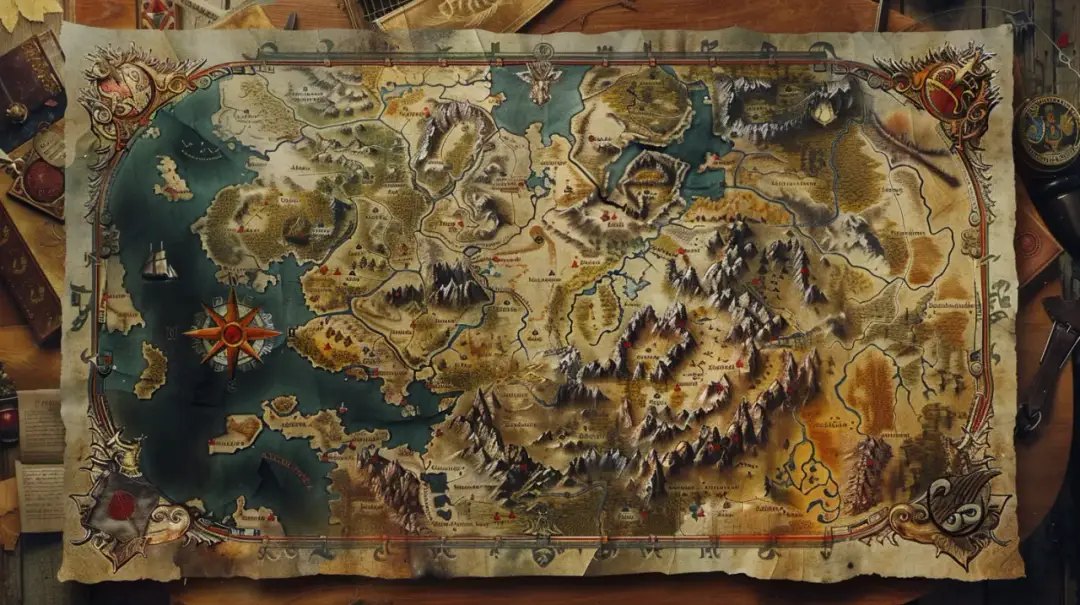 Mapa świata Wiedźmina - przewodnik po świecie słynnego wiedźmina