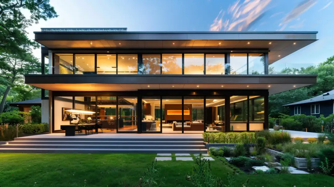 Dom w zielistkach 3: nowoczesny projekt dla wymagających