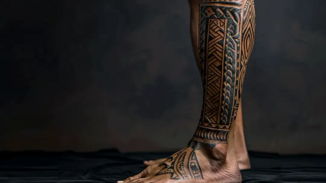 Tatuaż na nodze męskie - Najlepsze wzory męskich tatuaży na nogę