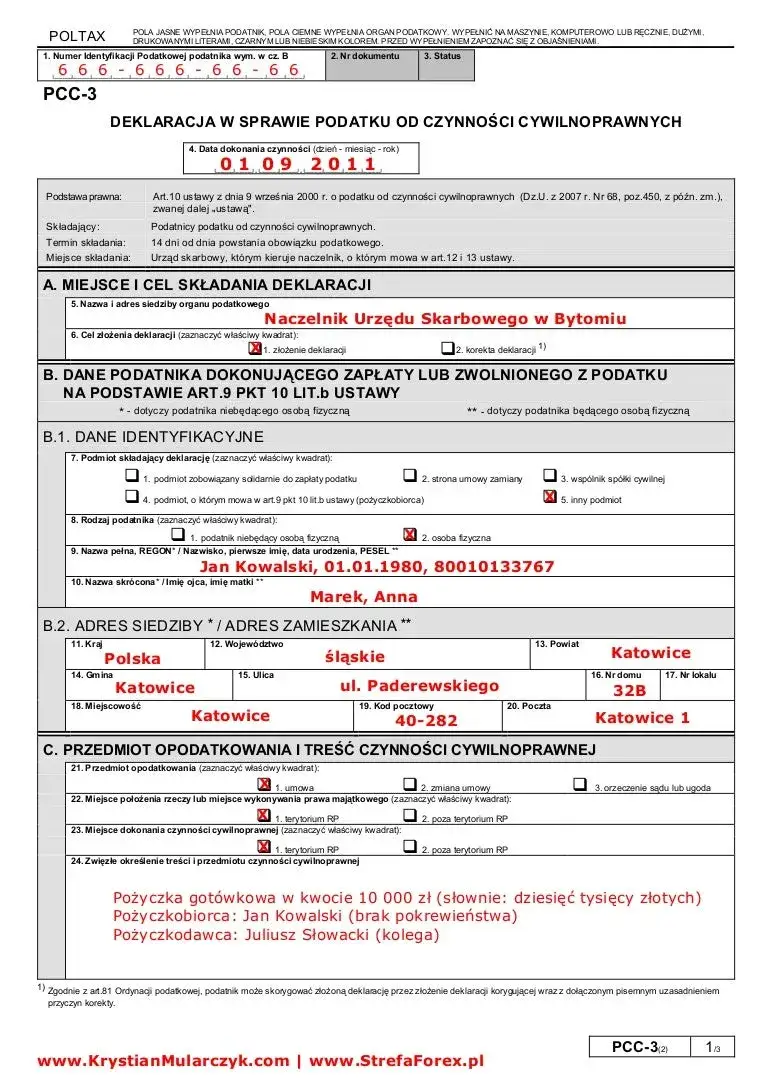 Czy do PCC-3 trzeba dołączyć umowę pożyczki? Sprawdź, co musisz wiedzieć!