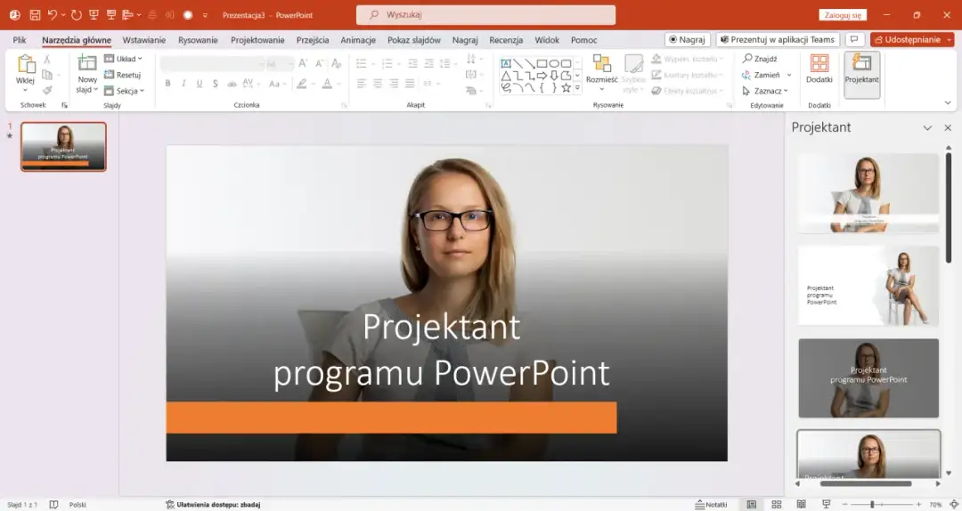 Jak włączyć projektowanie w PowerPoint i tworzyć piękne prezentacje
