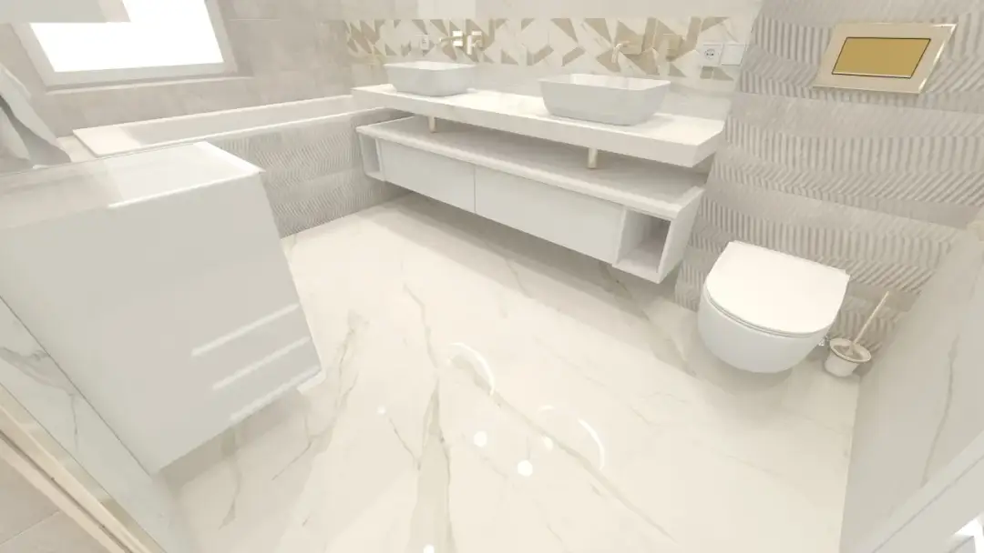 Paradyż Meisha Bianco: eleganckie płytki do nowoczesnej łazienki