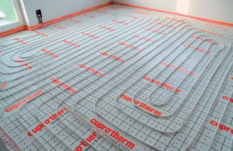 Podłogówka cena z materiałem - Koszt ogrzewania podłogowego za m2, podłogówka cena za m2 robocizny