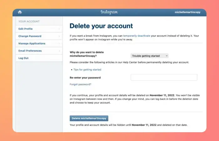 Jak usunąć konto na Instagramie w aplikacji: kompletna instrukcja krok po kroku