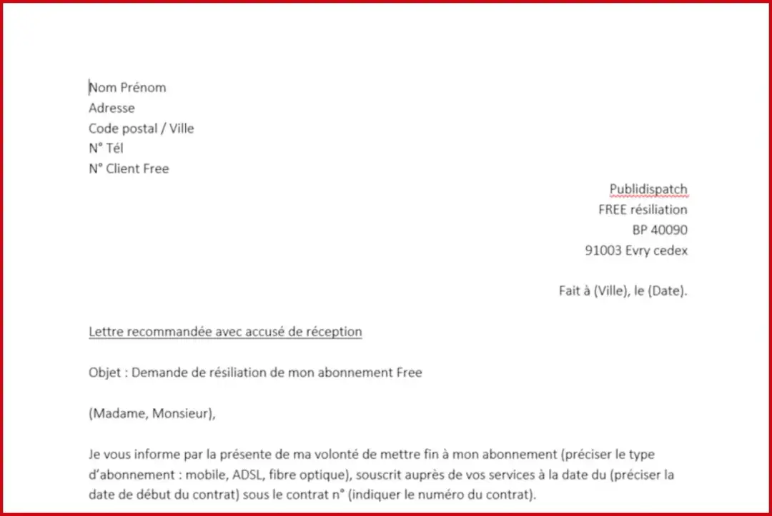 Comment résilier mon forfait Free Mobile facilement et sans frais