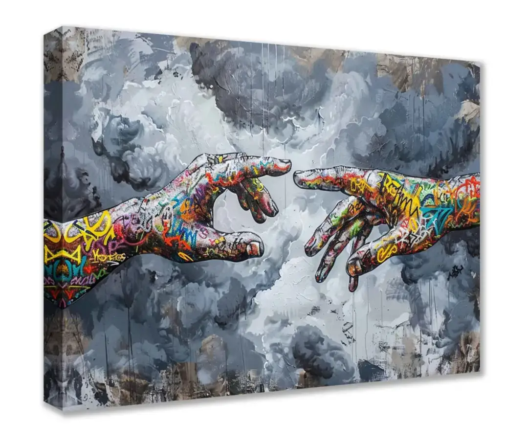 Graffiti auf Leinwand: Kunst malen, kaufen & Inspiration