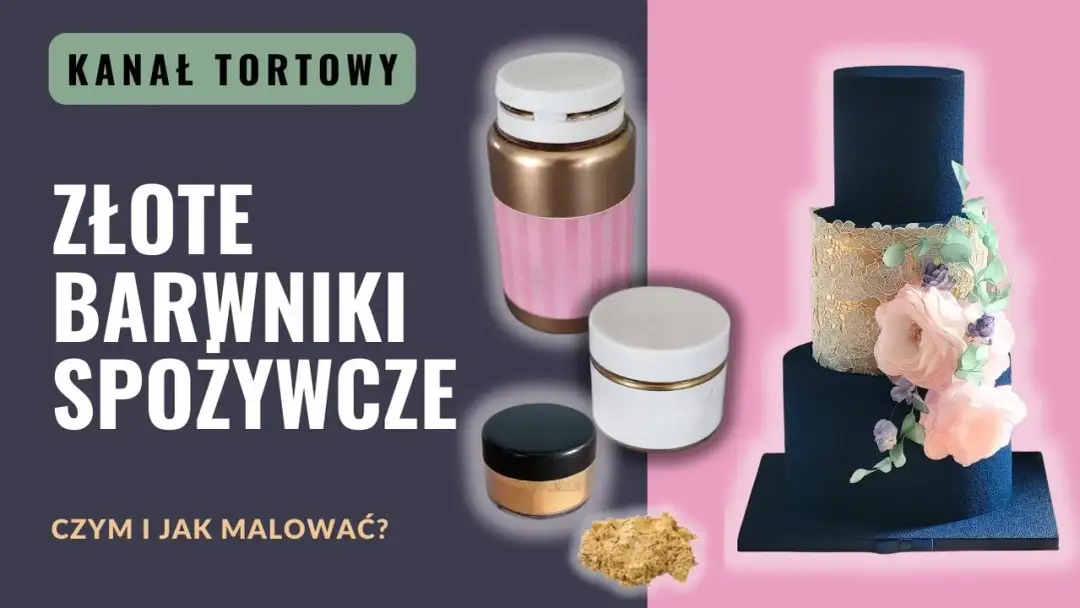 Jak nakładać jadalne złoto na tort, by uzyskać zachwycający efekt
