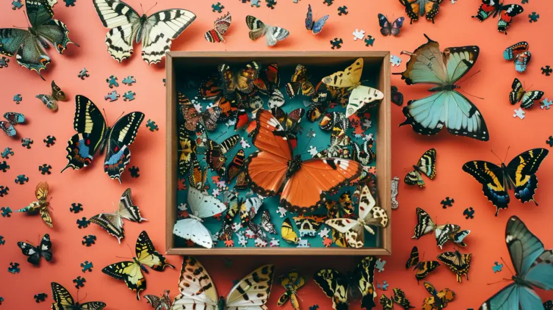 Kyodai Motyl - Rozwiązuj pasjonujące łamigłówki w grze motylków!