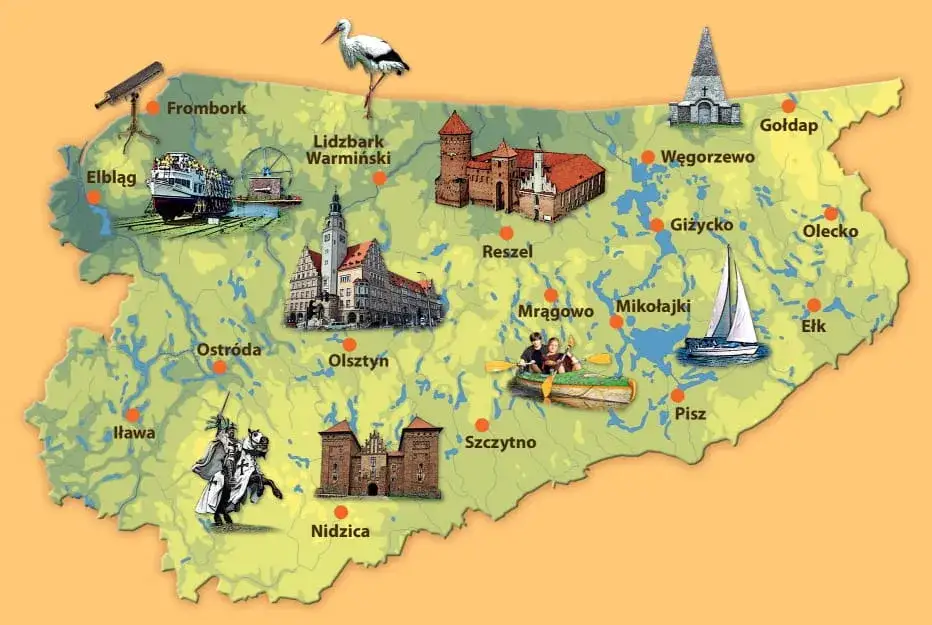 Najlepsze atrakcje na Warmii i Mazurach: od zamków po jeziora