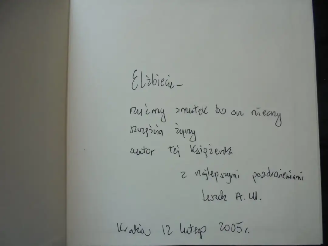 Jak się pisze ode mnie - zasady pisowni w dedykacjach i podpisach