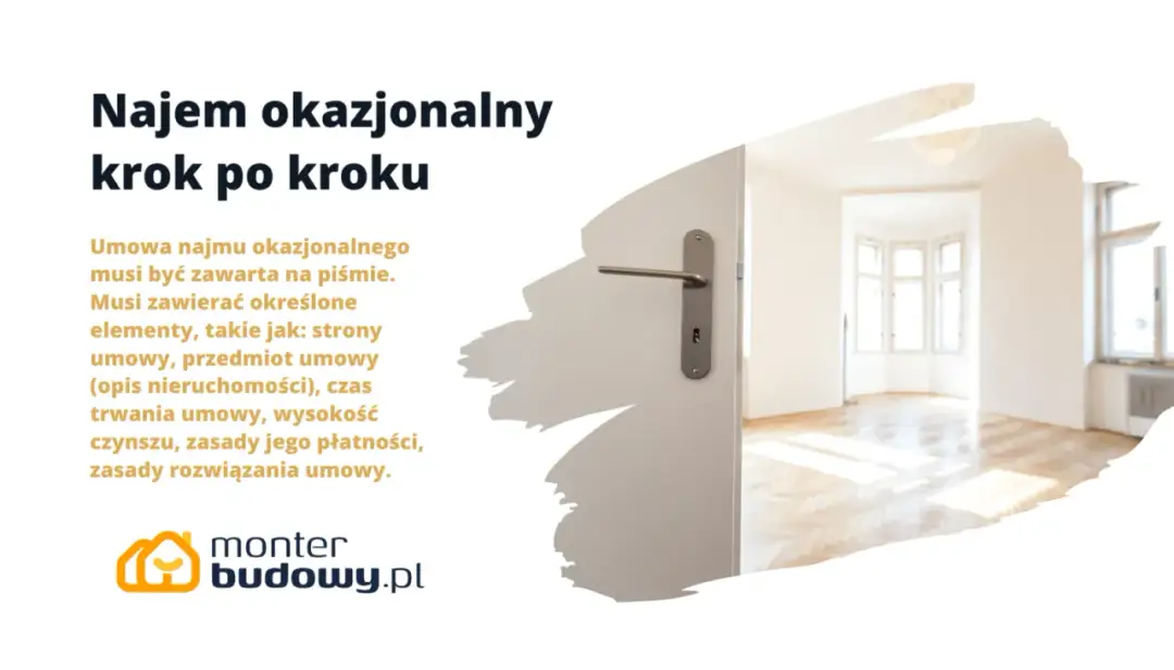 Najem okazjonalny krok po kroku: Uniknij kar i błędów przy zgłoszeniu