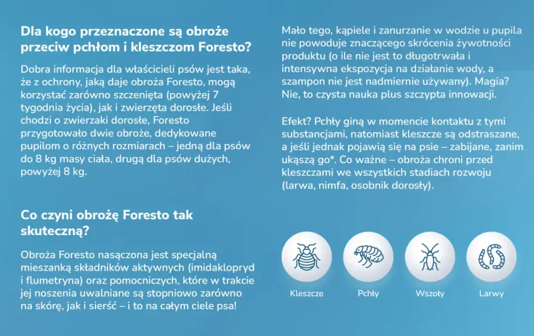 Obroża Foresto czy można kąpać psa bez obaw o skuteczność?