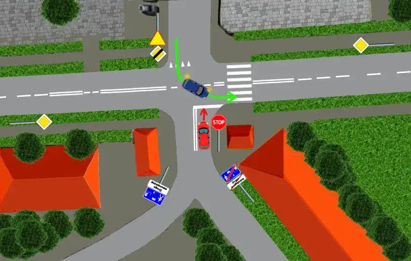 Znak skrzyżowanie - zasady, znaczenie i bezpieczeństwo na drodze