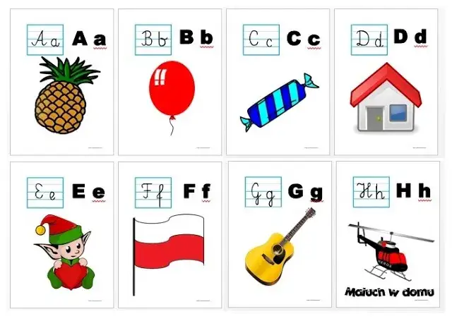 Literki do układania wyrazów: nauka czytania poprzez zabawę