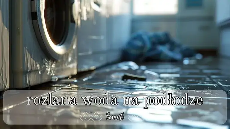 Rozlana woda na podłodze w śnie - poznaj ukryte znaczenie tego symbolu