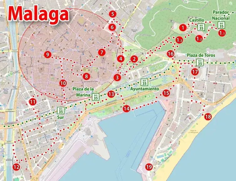 Malaga w PDF: Kompletny przewodnik turystyczny do pobrania