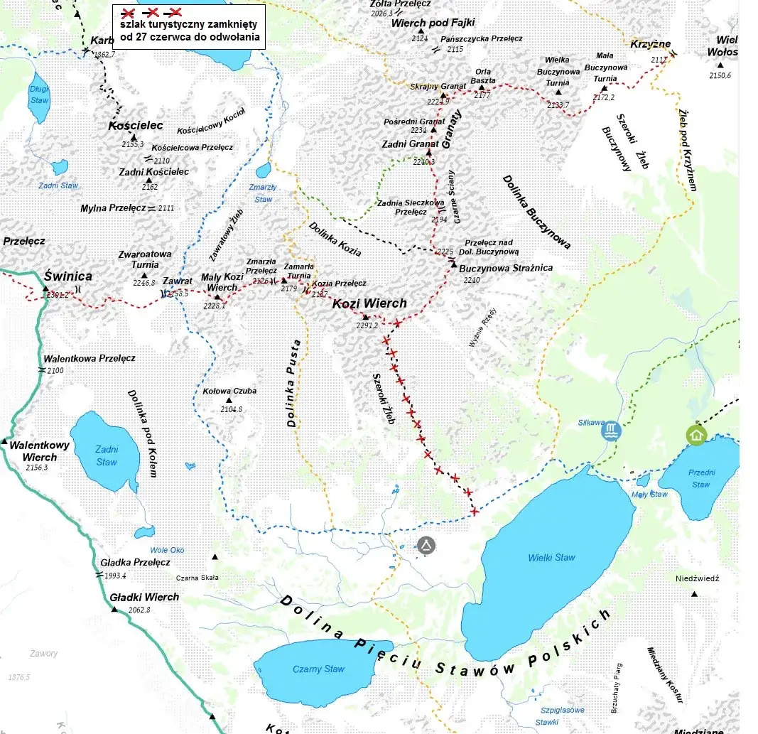 Kozi Wierch - który szlak na wejście i zejście jest najbezpieczniejszy?