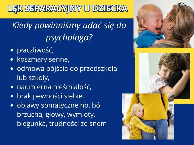 Lęk separacyjny objawy: Jak rozpoznać i zrozumieć trudności